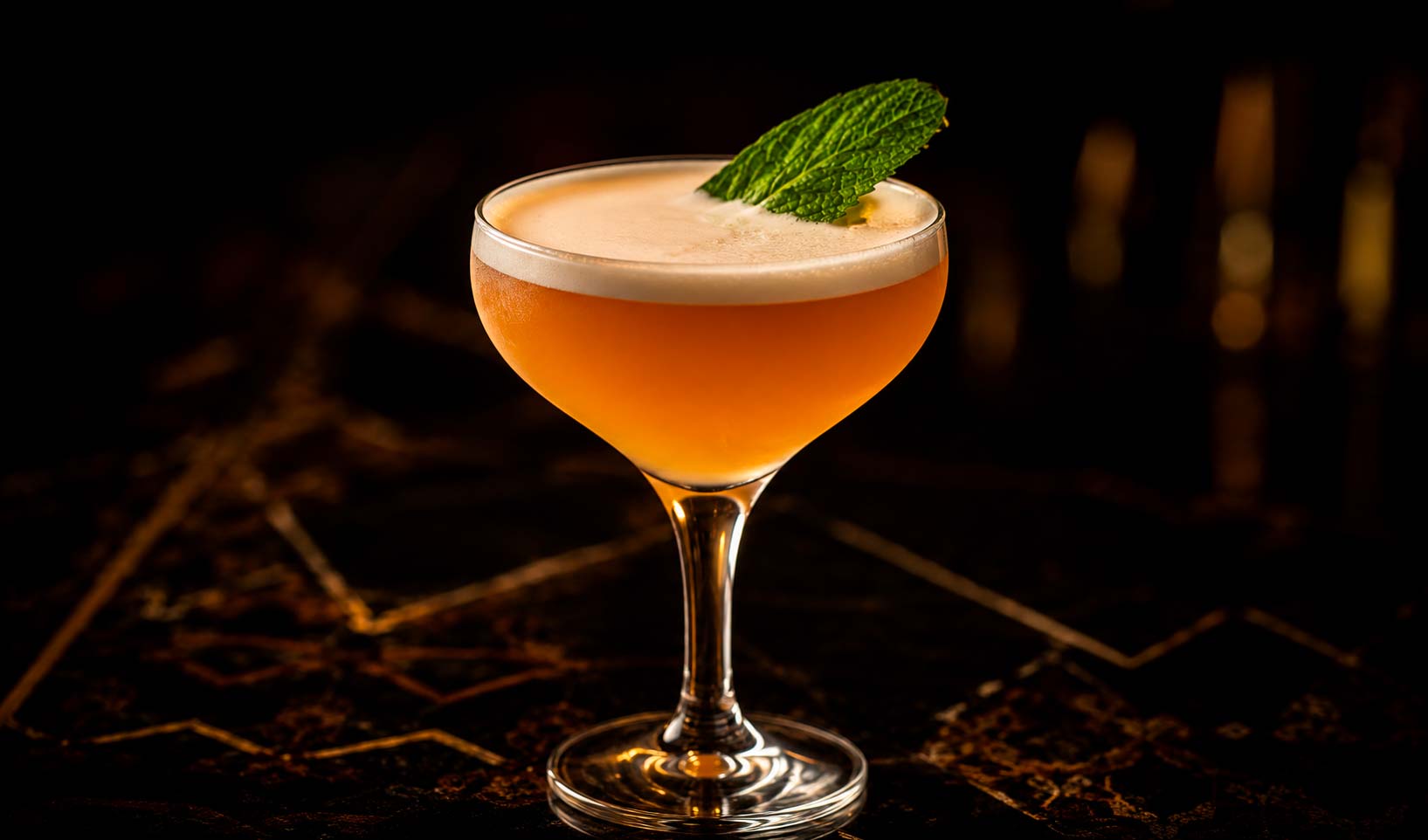 cocktail cognac mint oaked listing