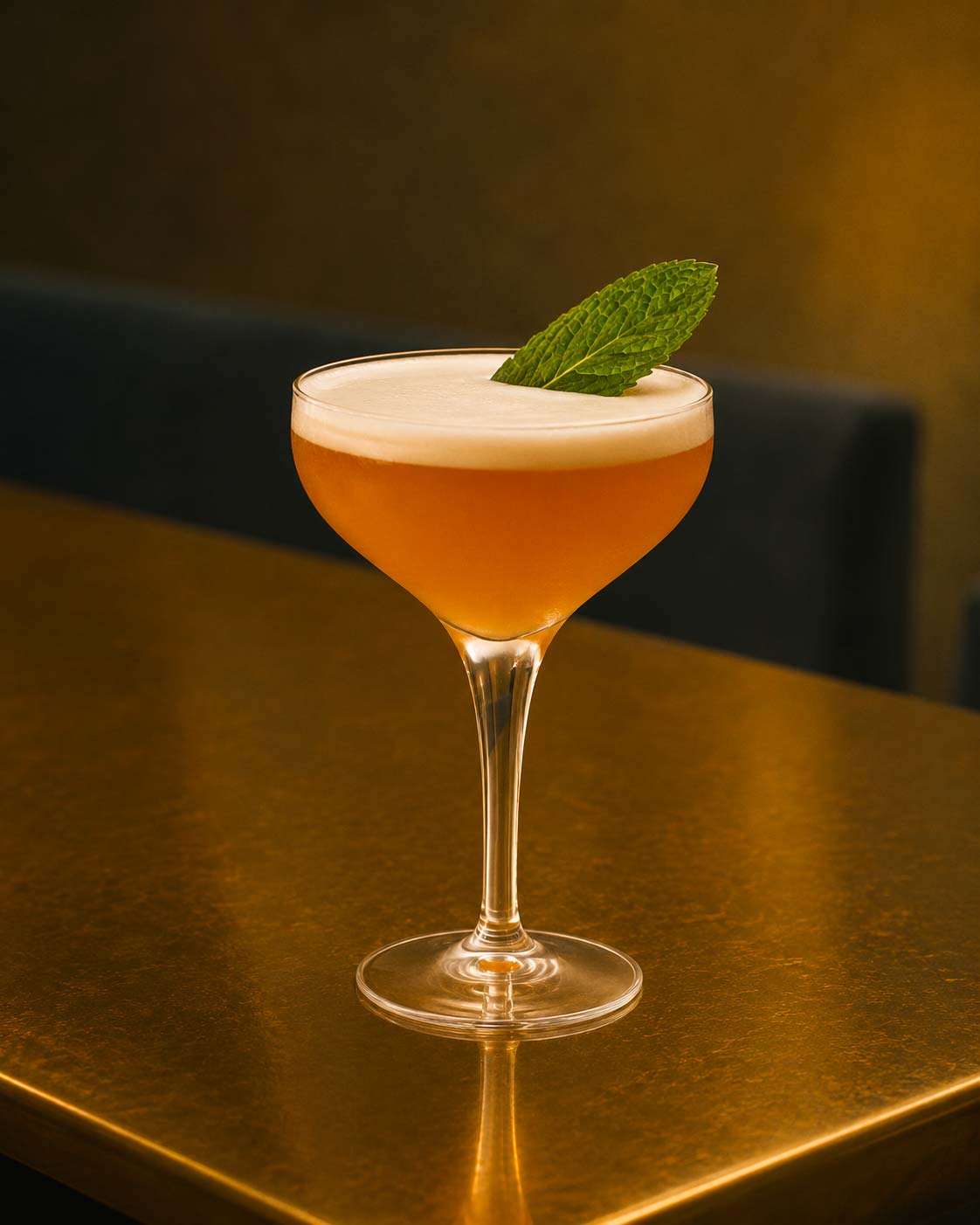 cocktail cognac mint oaked