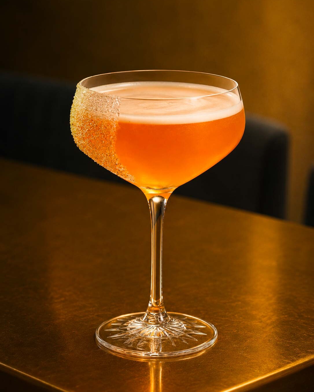 Cocktail cognac sidecar